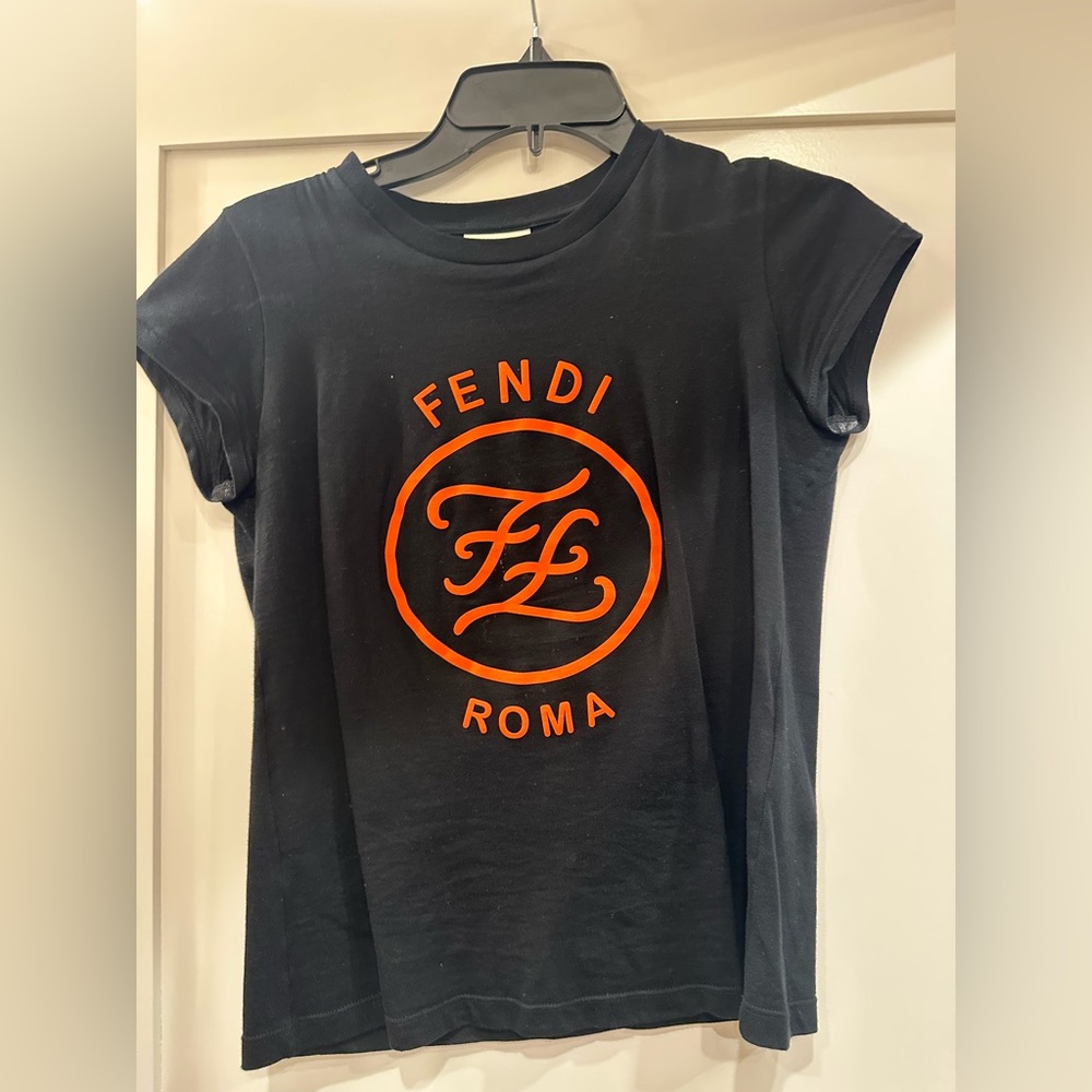 Fendi logo tshirt authentic shirt top